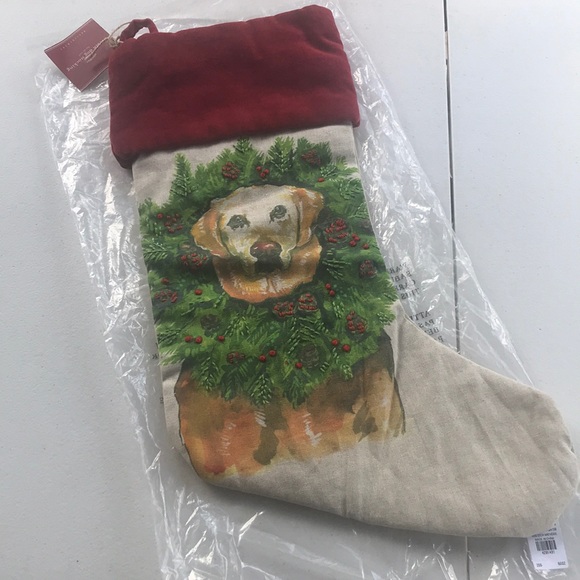Pottery Barn Dog Stocking